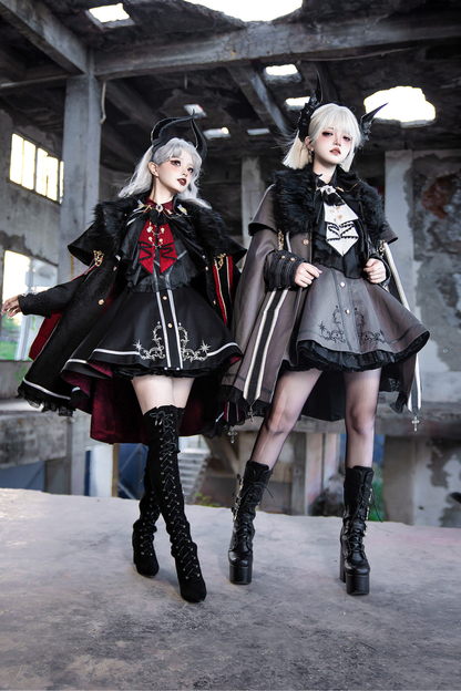 Fantasy Prince Army Coat + Cape + Shirt