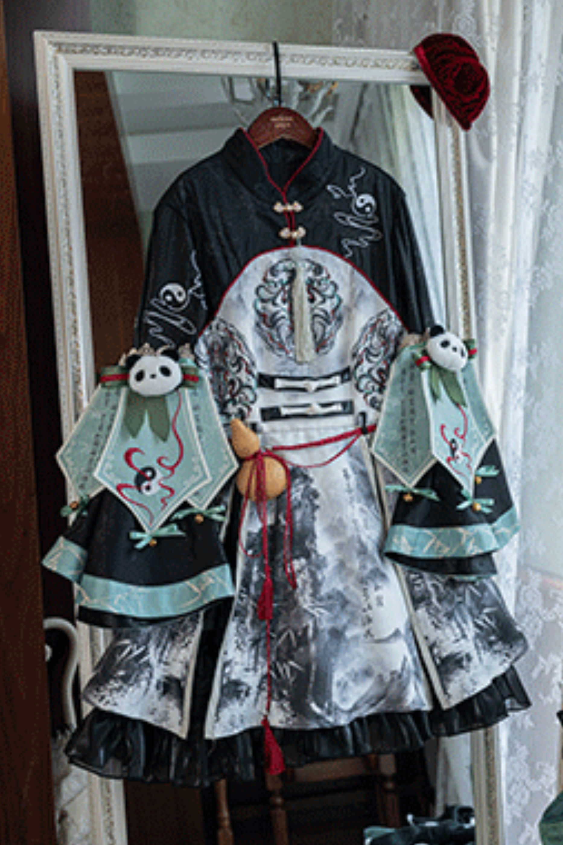 Vorbestellung]Bambus-China-Süßer-Panda-Kleid-Anzug – Belchic