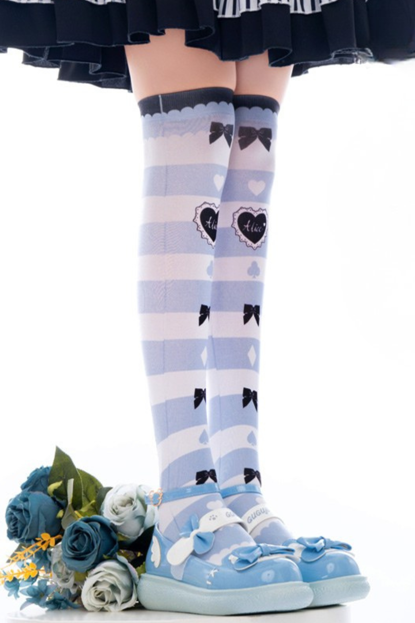 アリスボーダータイニーハイソックス