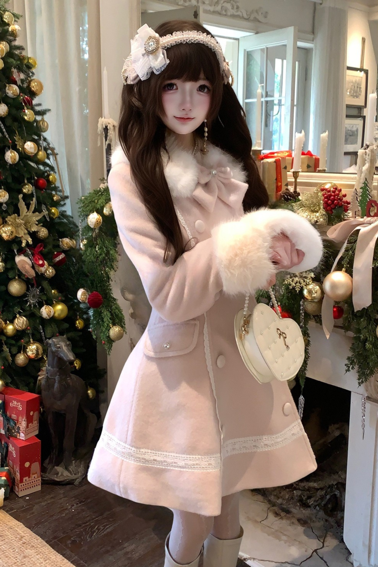 ライトムーンメイクピンクコート