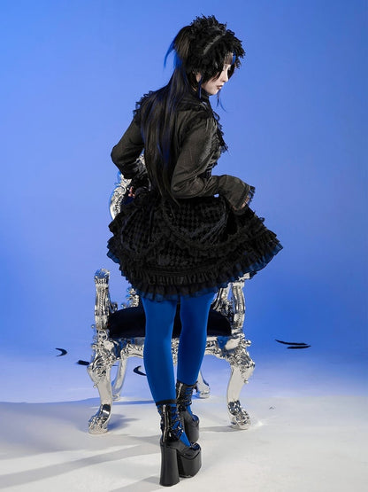 Deposit Will Never Be Again Original Design Gothic Twin Set Lolita Prince Line