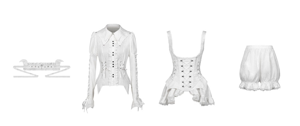 [Deadline for reservations: November 19] Camilla Spider Web Bat Gothic Dark Series Dress Full Set + Setup Full Set