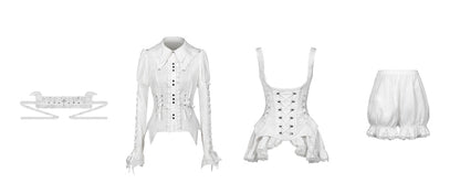 [Deadline for reservations: November 19] Camilla Spider Web Bat Gothic Dark Series Dress Full Set + Setup Full Set