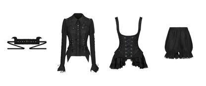 [Deadline for reservations: November 19] Camilla Spider Web Bat Gothic Dark Series Dress Full Set + Setup Full Set