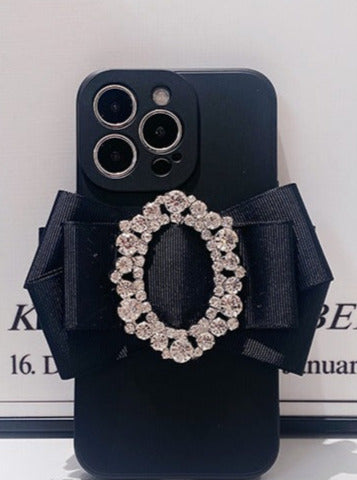Rhinestone Ribbon Phone Case