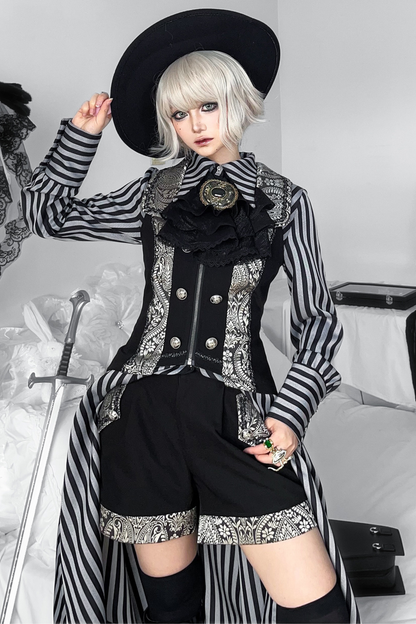 Dark Prince Lolita Jacket + Shirt + Pants + Vest