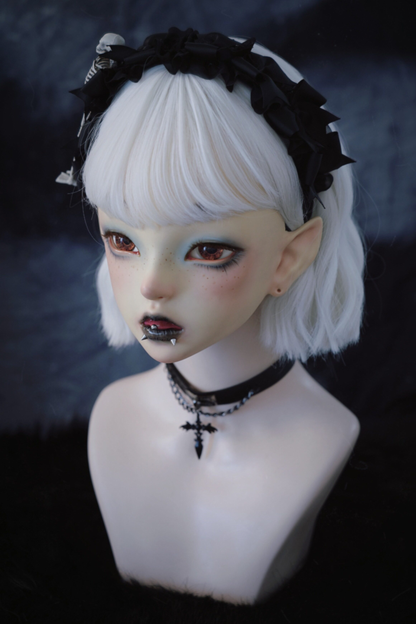 スカルリボンヘアーアクセサリー