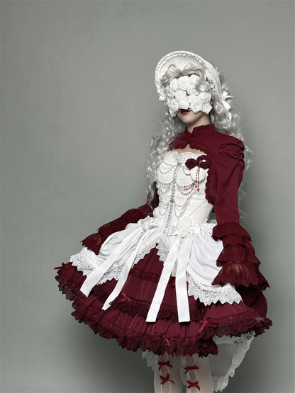 [Deadline for reservation: June 22] Dark Gothic Lace Lolita Set