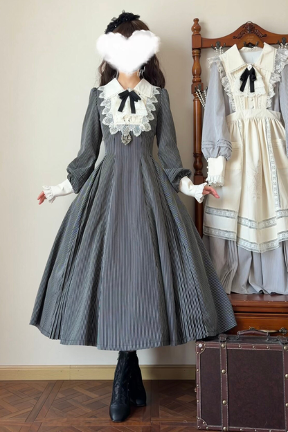 레트로 로리타 원피스 + 앞치마