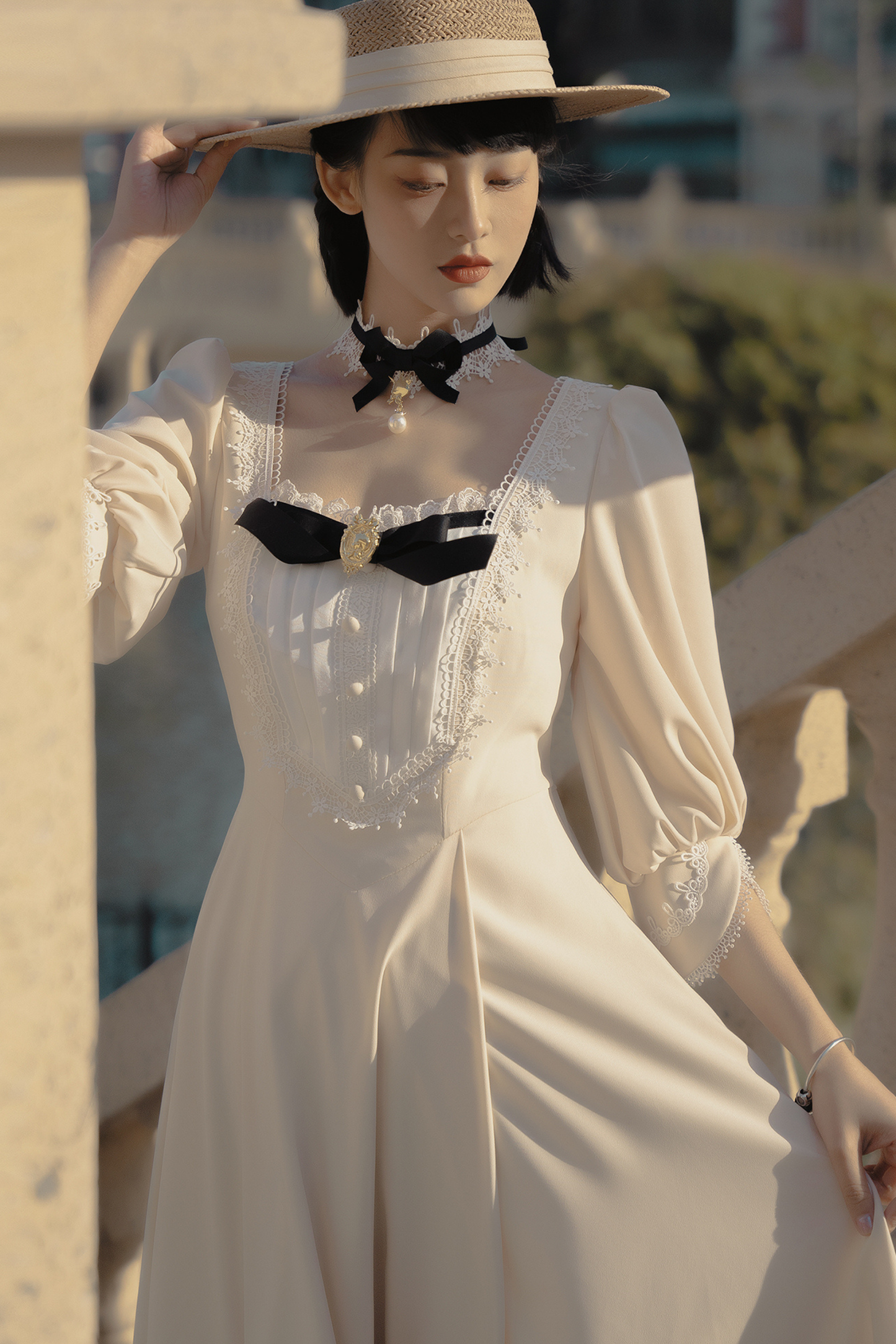 Elegant Retro Lace Classic Lolita Dress