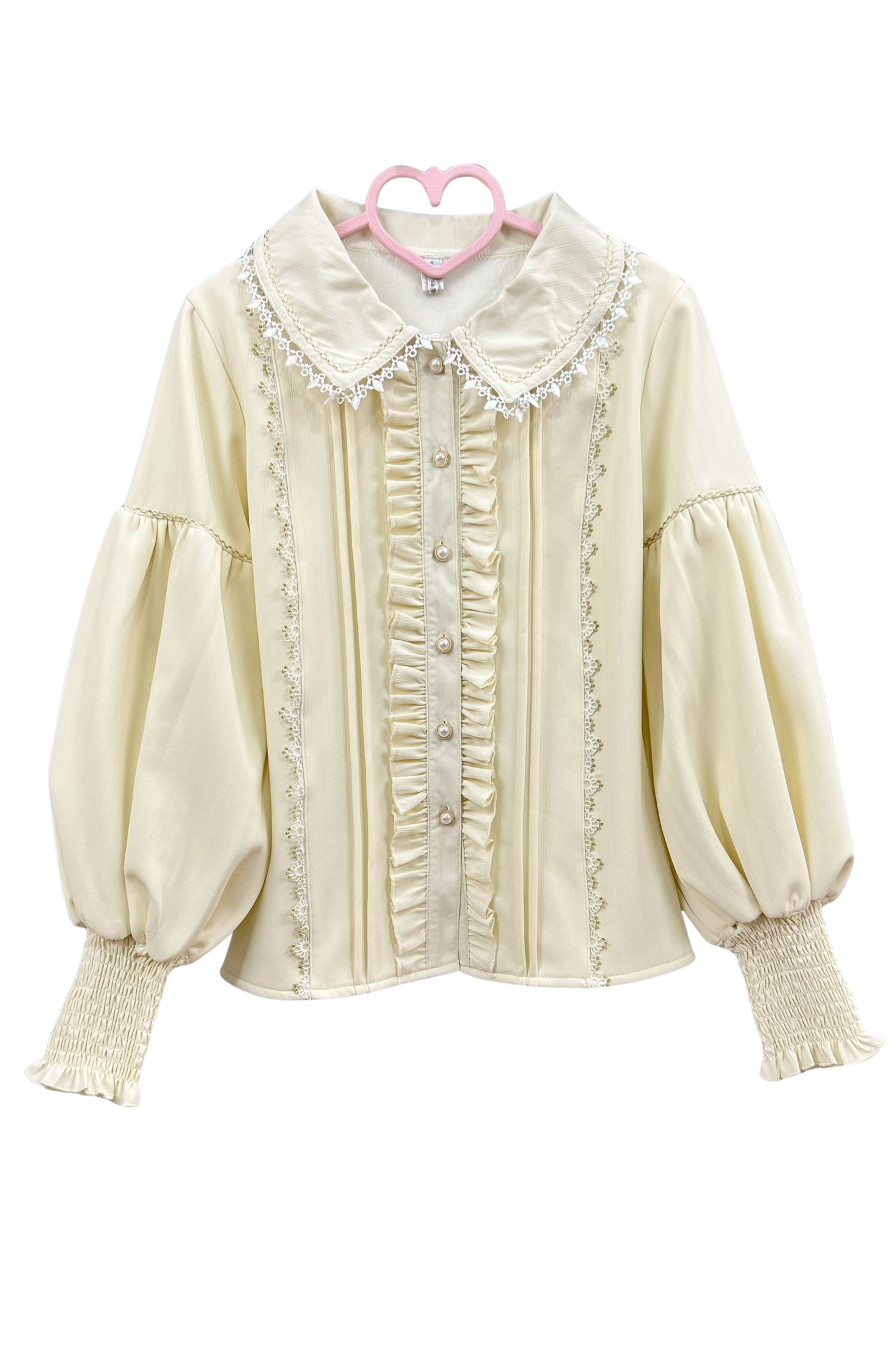 Retro Chic Lolita Shirt + Lace-up High Waist Lolita Skirt