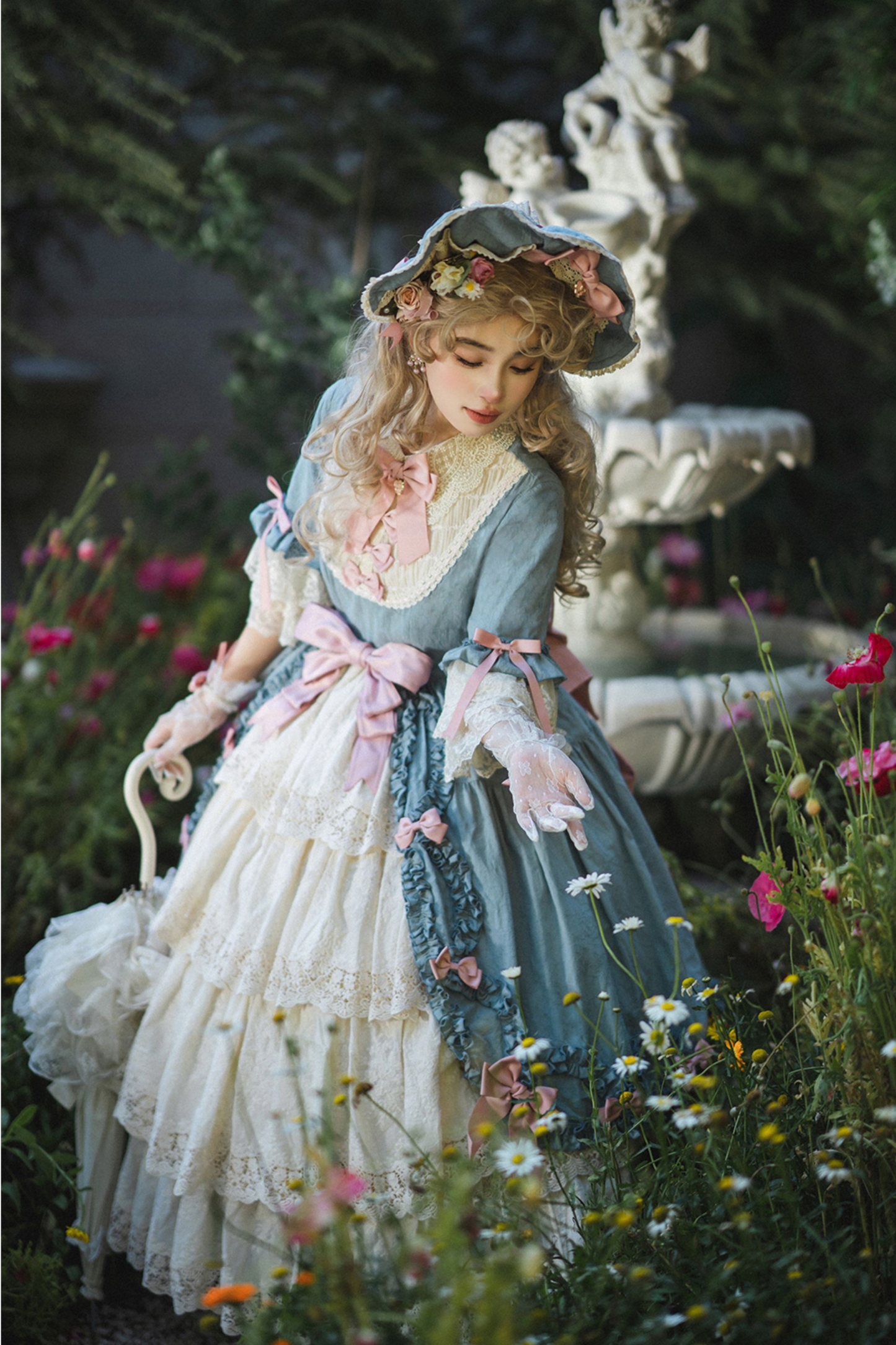 エレガントプリンセススリーブロリータドレス