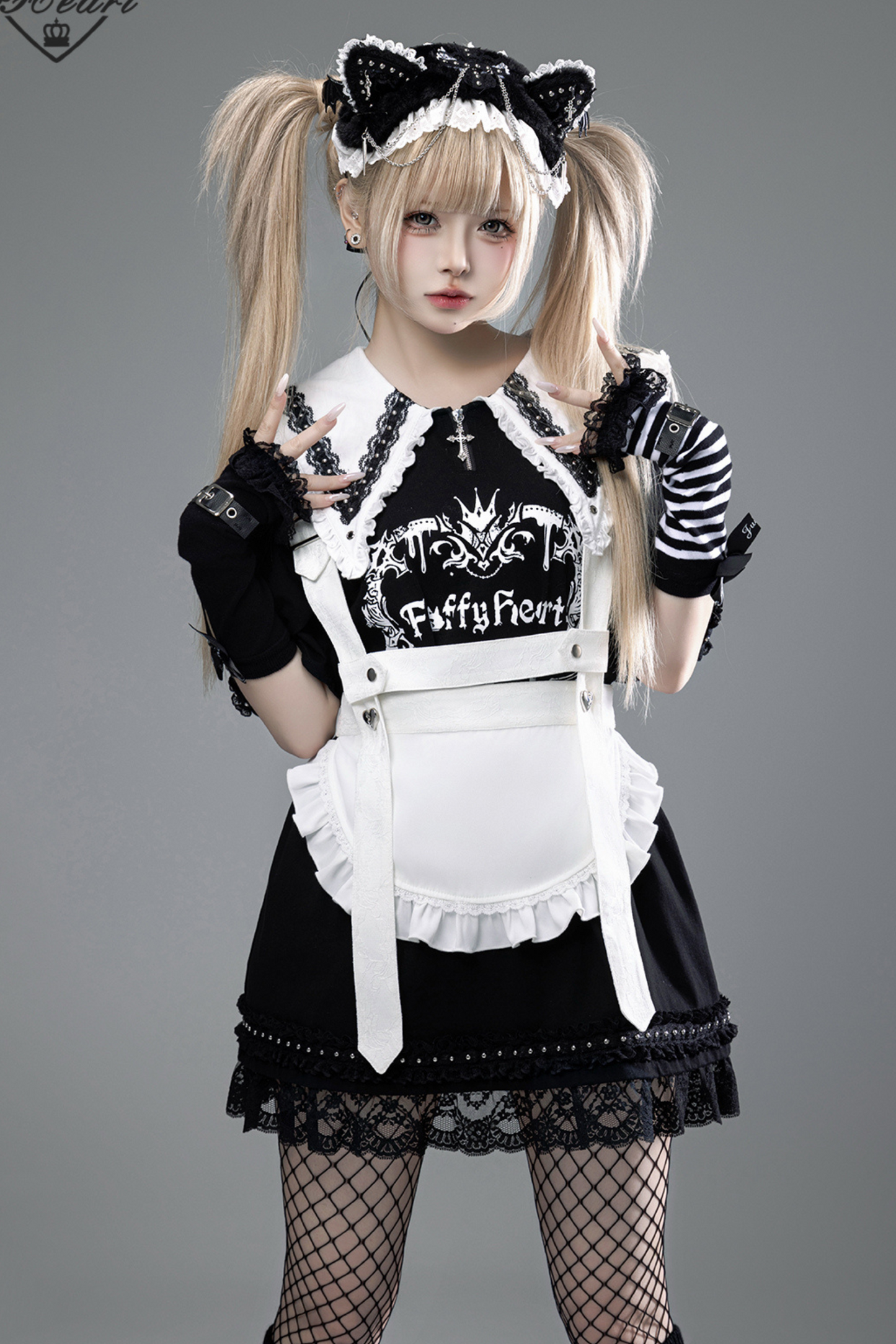 Witch Apprentice Subculture T-shirt Dress + Suspender Apron