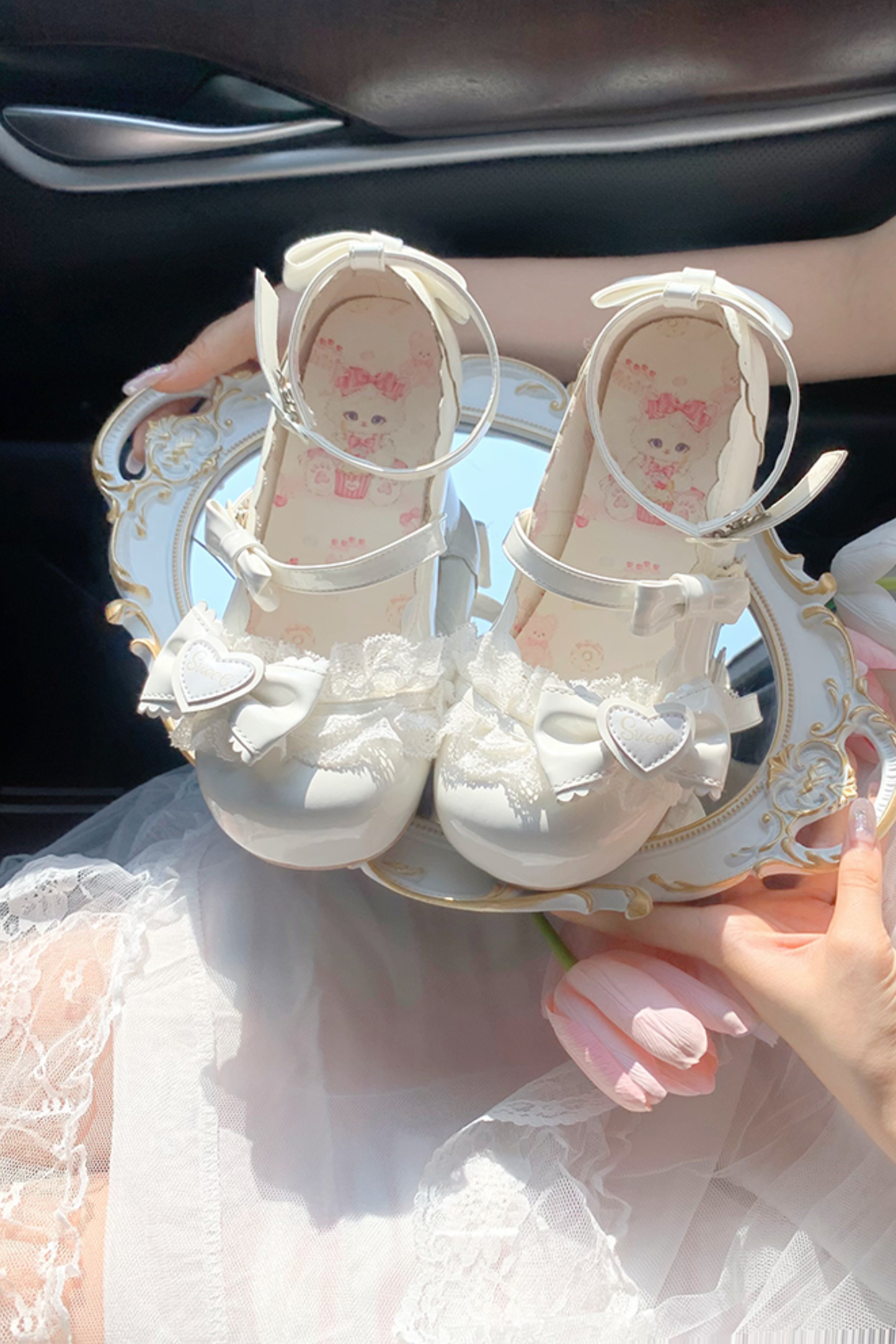 レースリボンロリータシューズ