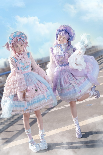 【予約商品】ペガサスガーデンチュールカーテンバードケージサスドレス＋ボンネット