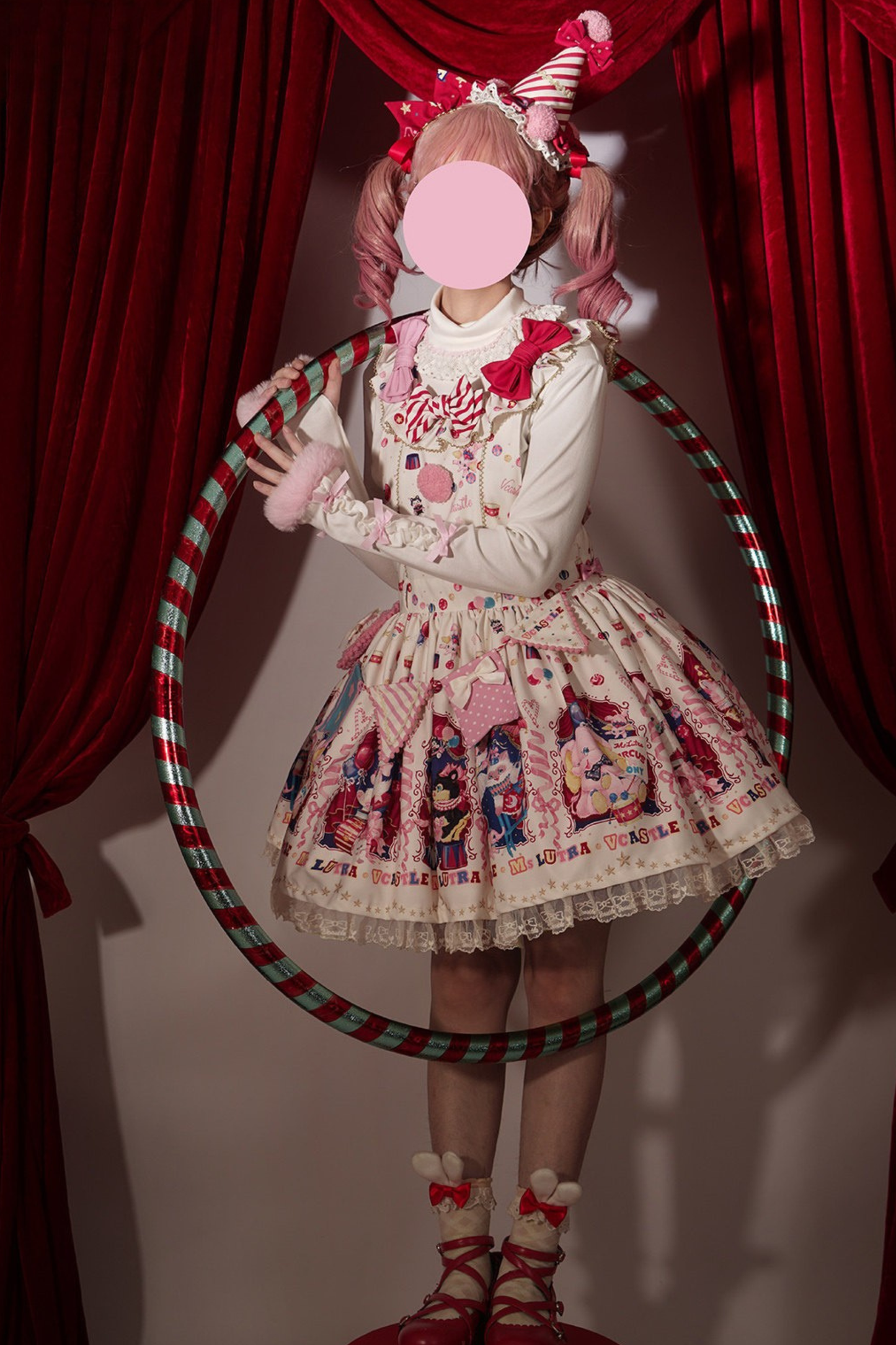 サーカスサスペンダーロリータドレス＋スカート