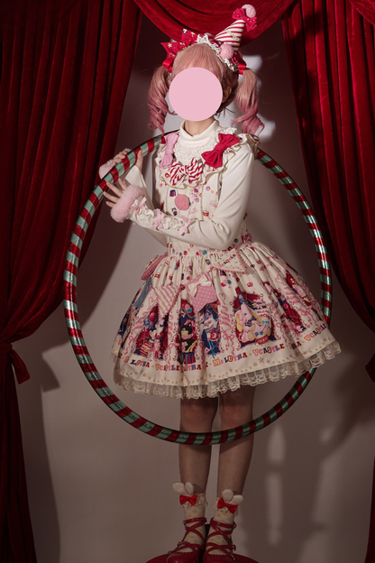 サーカスサスペンダーロリータドレス＋スカート