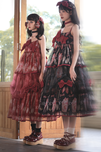 ストロベリーボックスロリータキャミソールドレス