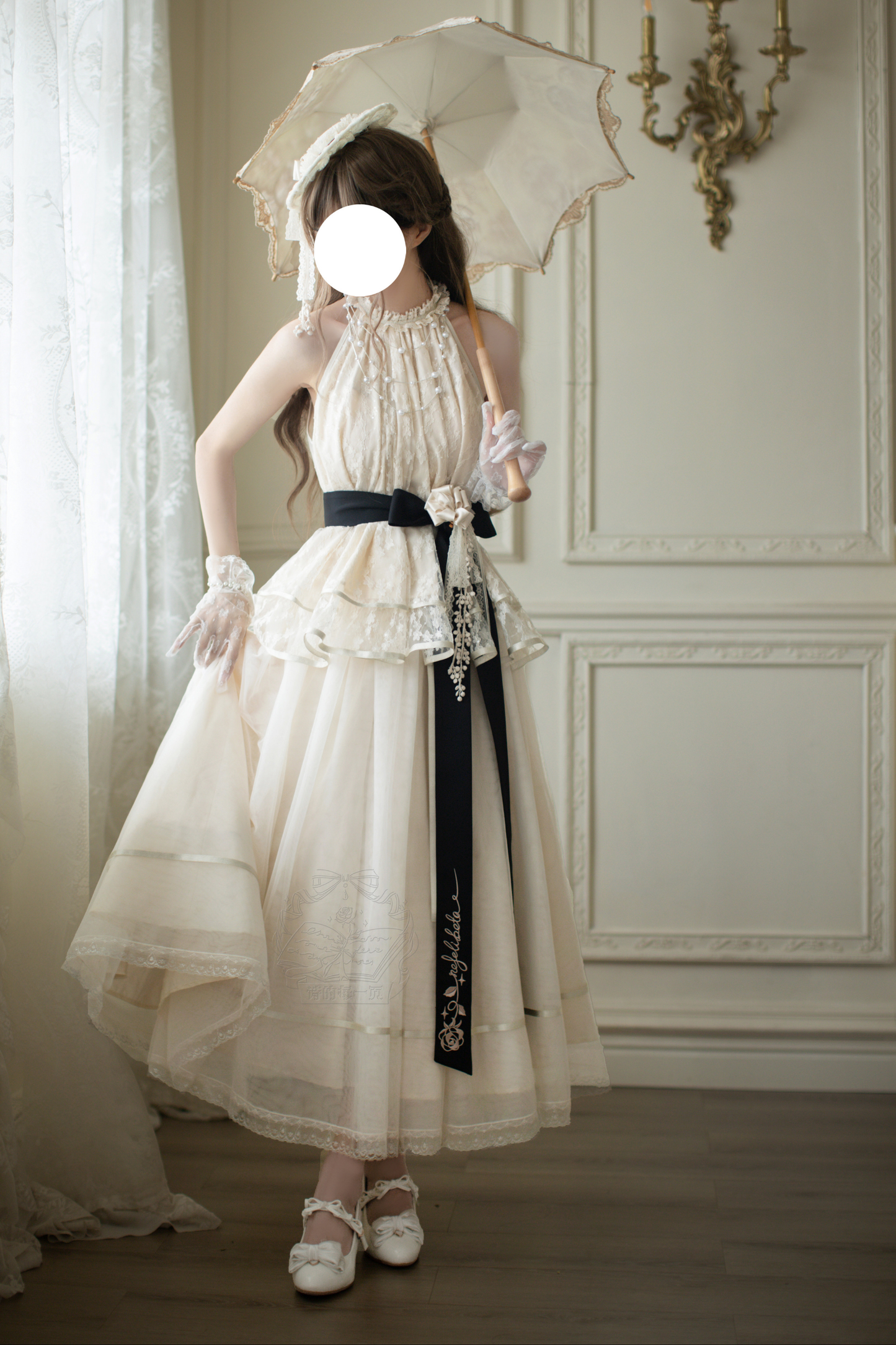 【4月5日予約締切】レトロエレガントインナー+トップス+スカート+アクセサリー