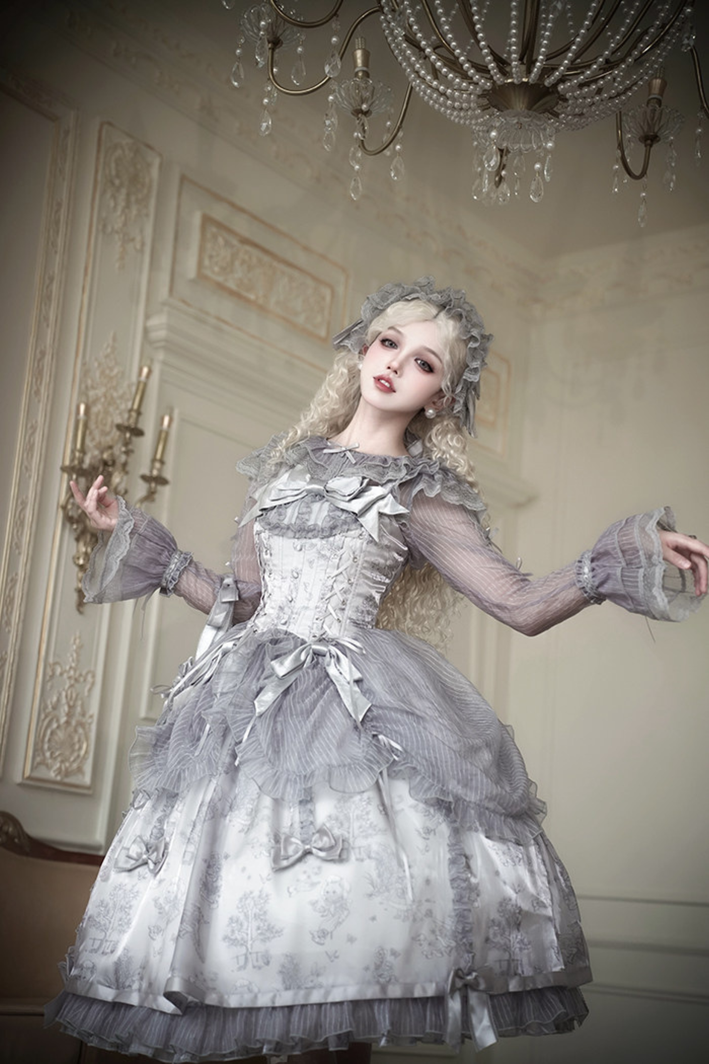 【4月3日予約締切】ギルデッドファンタジーロリータドレス+ジャンパースカート