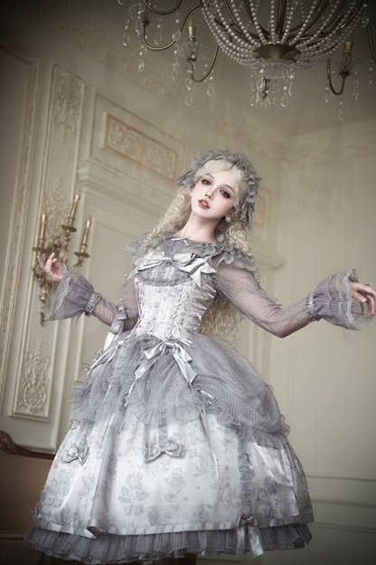 【4月3日予約締切】ギルデッドファンタジーロリータドレス+ジャンパースカート