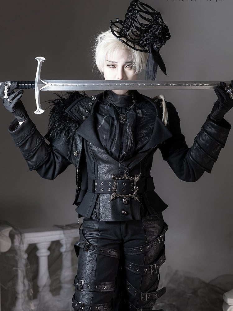 【6月8日预售截止】幻夜暗黑哥特王子西装全套（带披风外套+上衣+裤子）