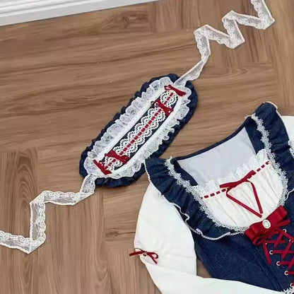 Snow White Snow White Juliet Sleeve Dress + Accessories