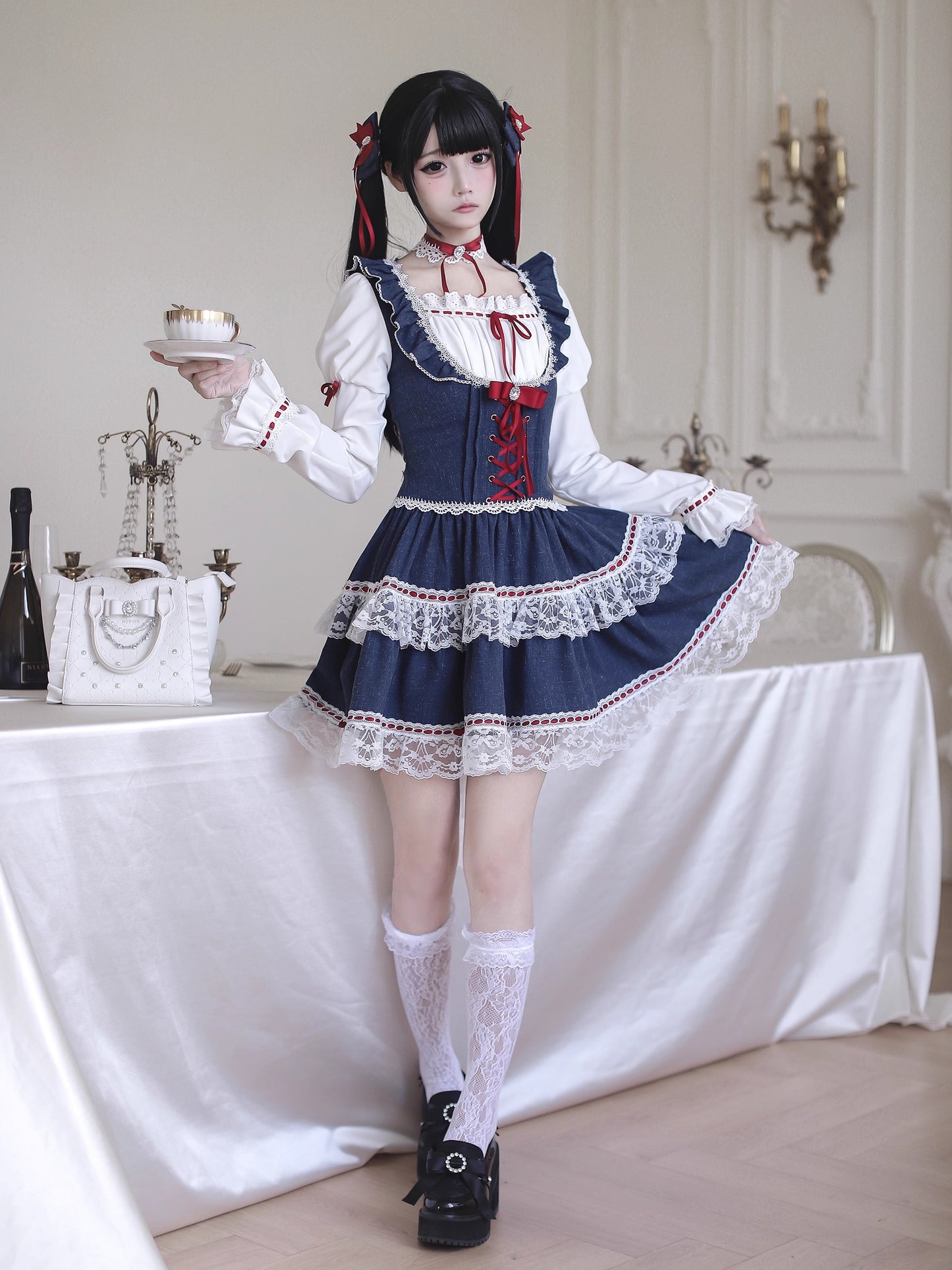 Snow White Snow White Juliet Sleeve Dress + Accessories