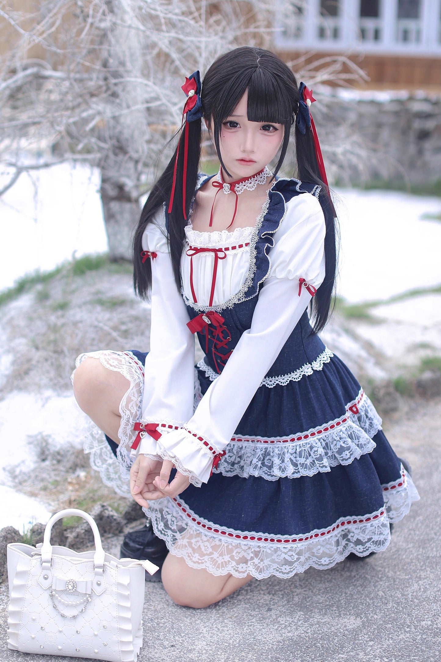 Snow White Snow White Juliet Sleeve Dress + Accessories