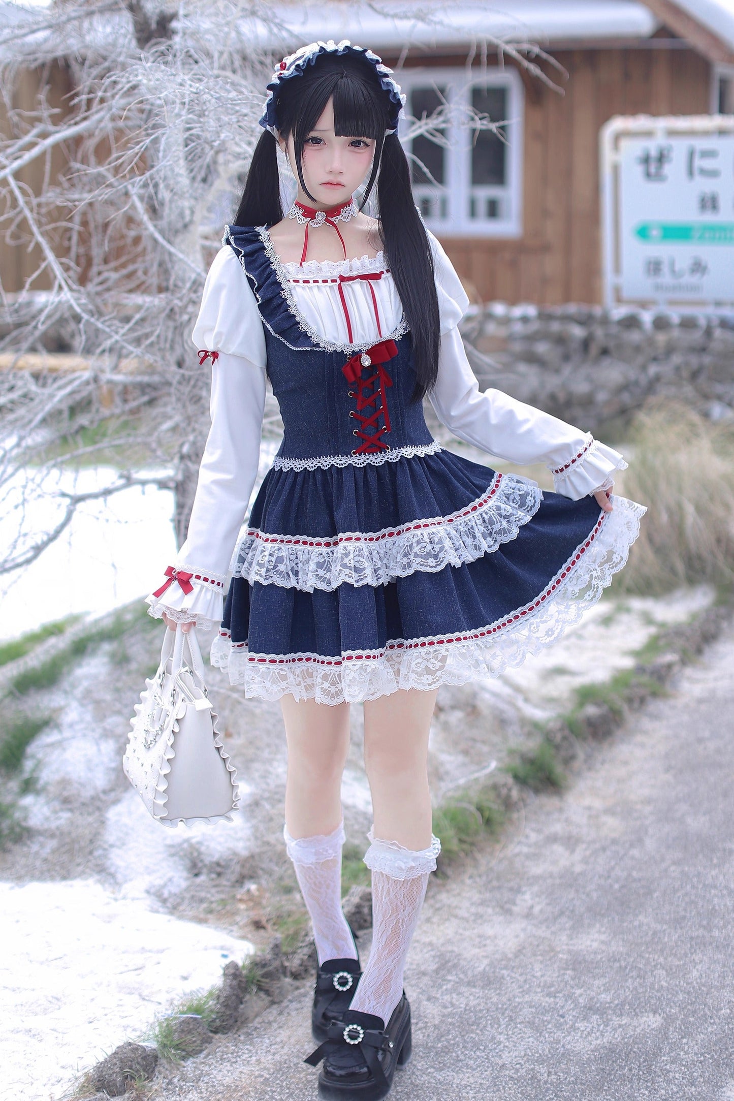 Snow White Snow White Juliet Sleeve Dress + Accessories