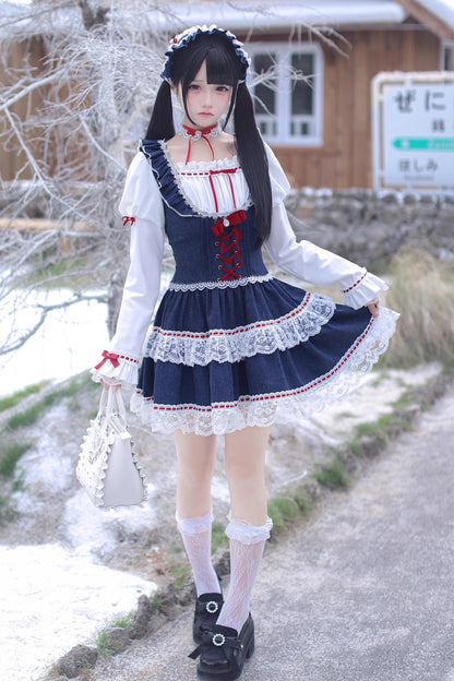 Snow White Snow White Juliet Sleeve Dress + Accessories
