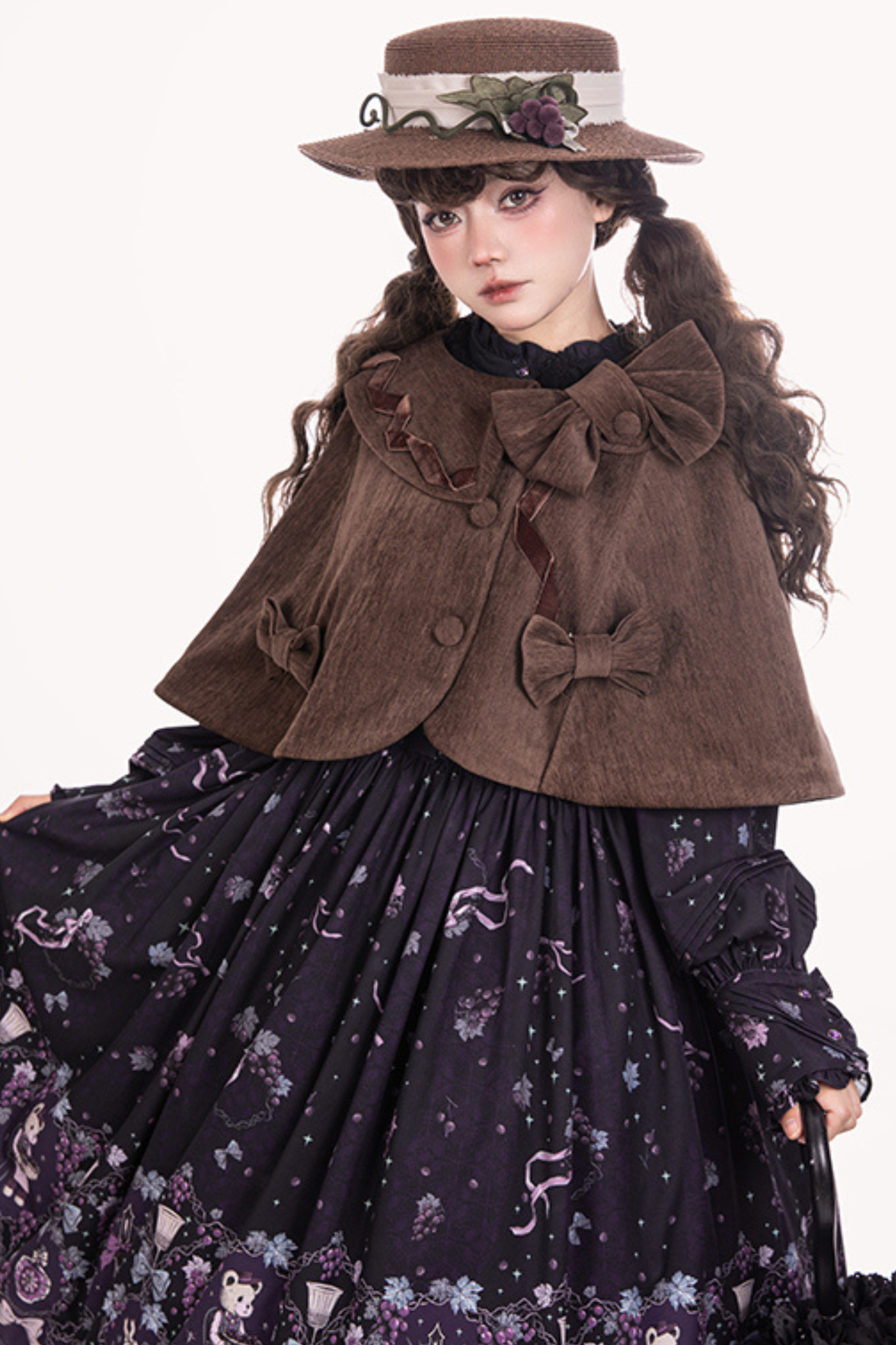 ワイナリーレトロベアロリータドレス