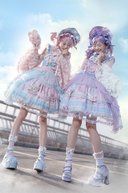 【予約商品】ペガサスガーデンチュールカーテンバードケージサスドレス＋ボンネット