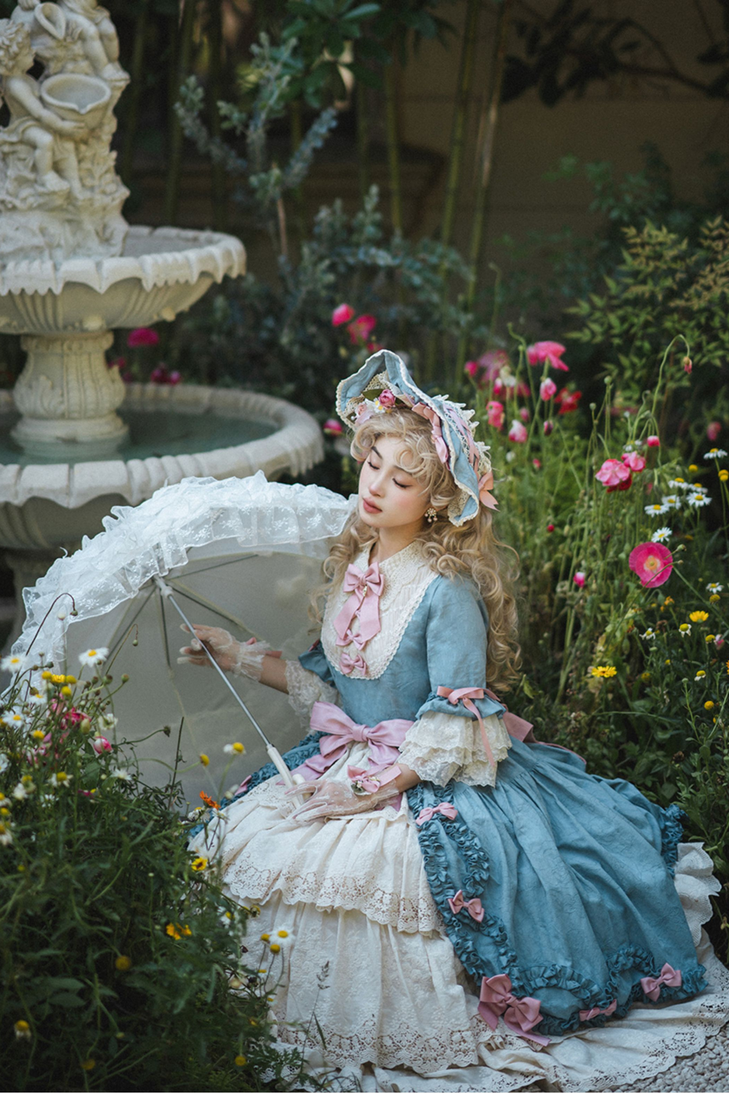 エレガントプリンセススリーブロリータドレス