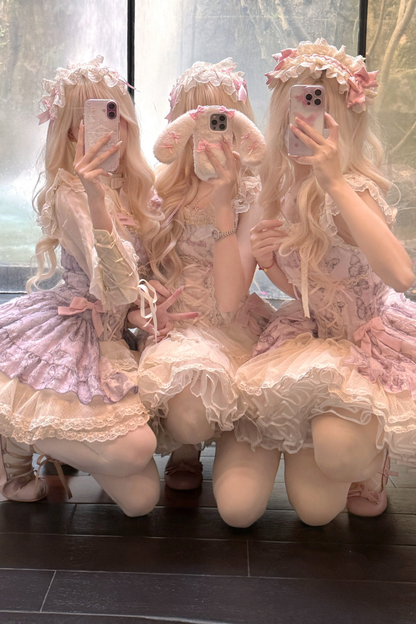 Butterfly Jacquard Sweet Princess Lolita Dress