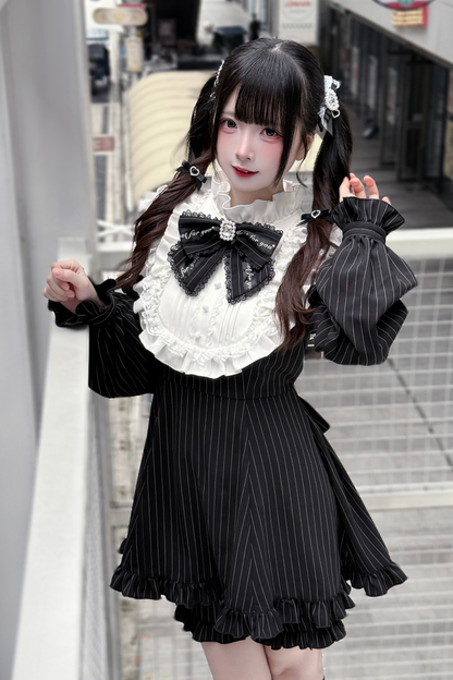 ローズプリンセスオフショルダーフリルリボントップス