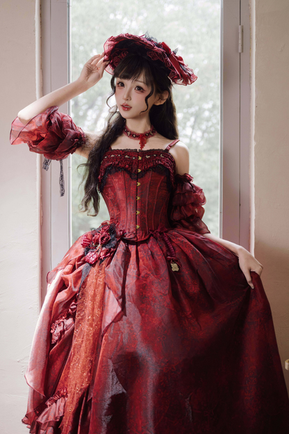 【3月19日予約締切】シルビアトップス+フレアスカート+ハット+スリーブ+ネックレス