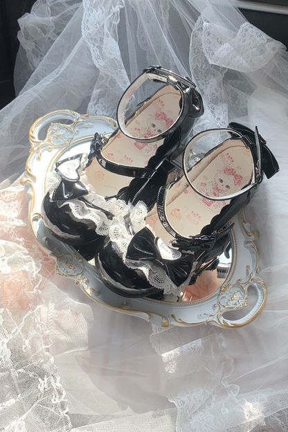 レースリボンロリータシューズ