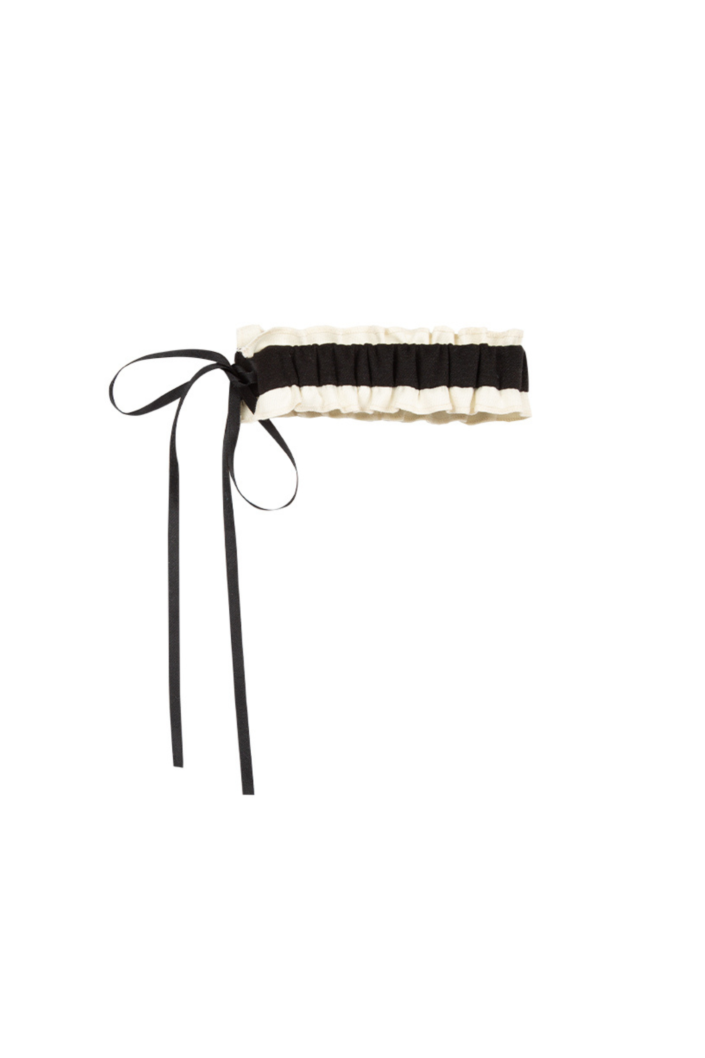 ツインフリルメイドロリータドレス+エプロン+チョーカー+ヘッドバンド+リボン+レッグカバー