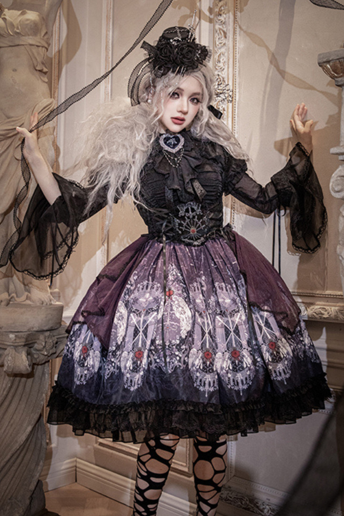 [Reservation Product] Gothic Girl Design Maria Sword Lolita Dress Set