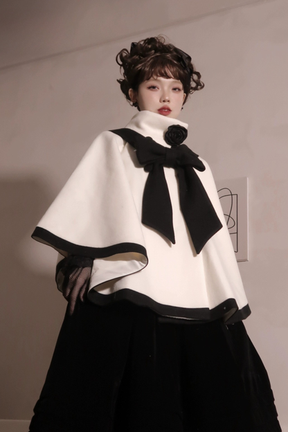 【予約商品】ローズクワイアケープコート＋フーディーリボン