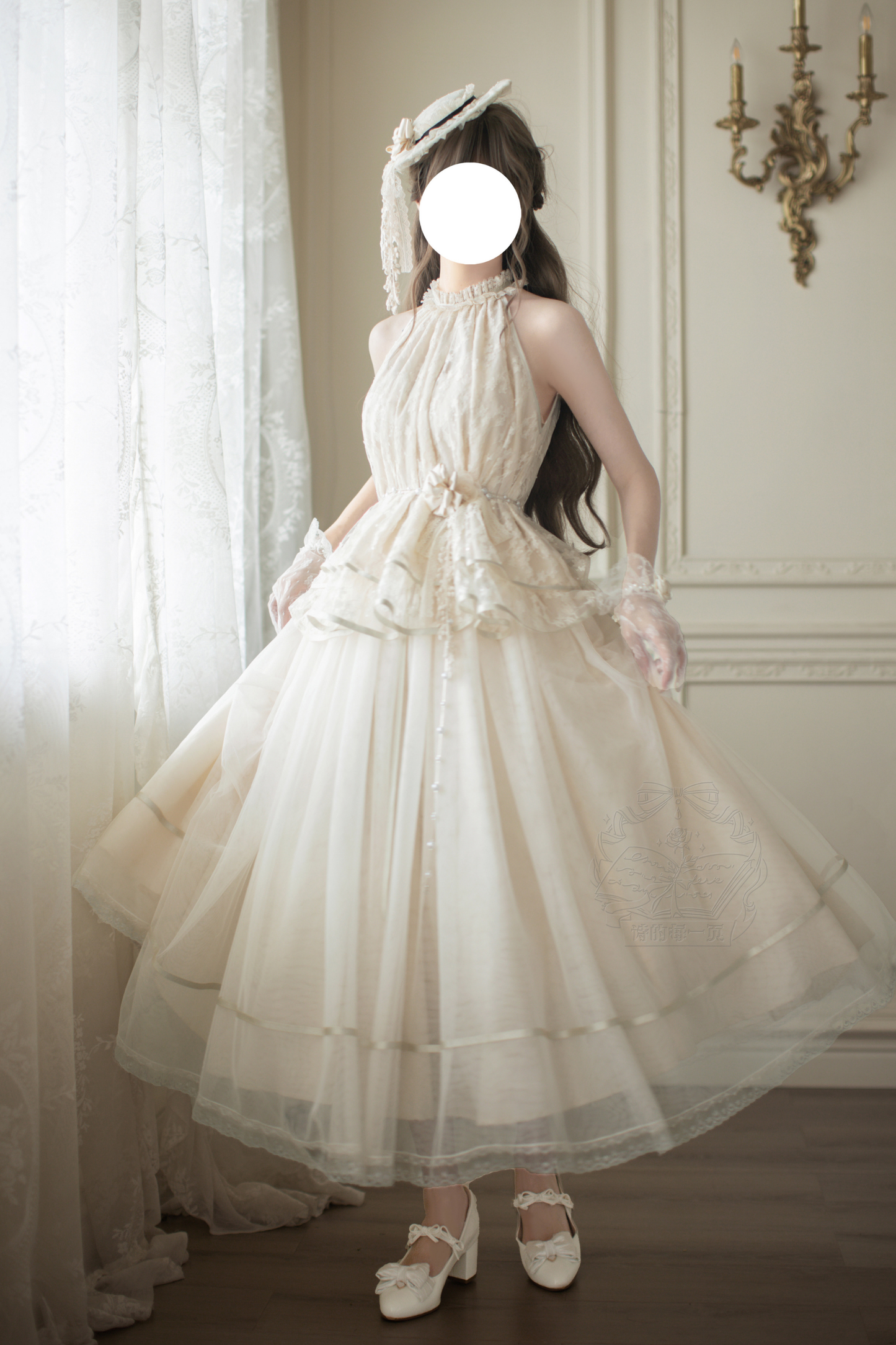 【4月5日予約締切】レトロエレガントインナー+トップス+スカート+アクセサリー