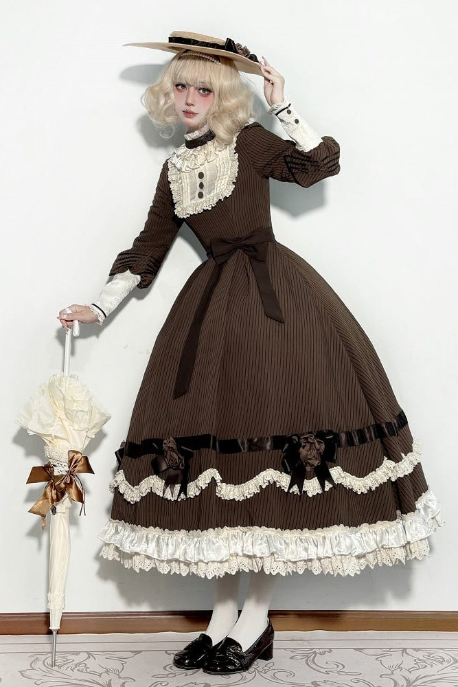 【12月23日予約締切】トワイライトレインフリルカラーロマンティックローズドレス