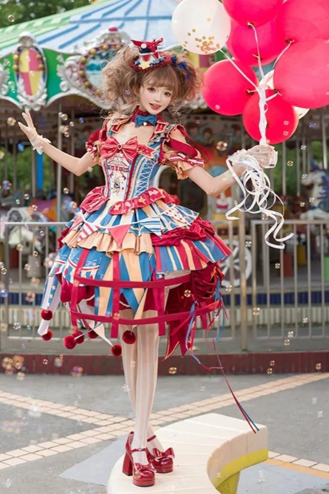 [Reservation deadline: September 28th] Circus Sweet Lolita Choker Dress Set