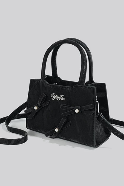 Logo Ribon Square Mini Bag