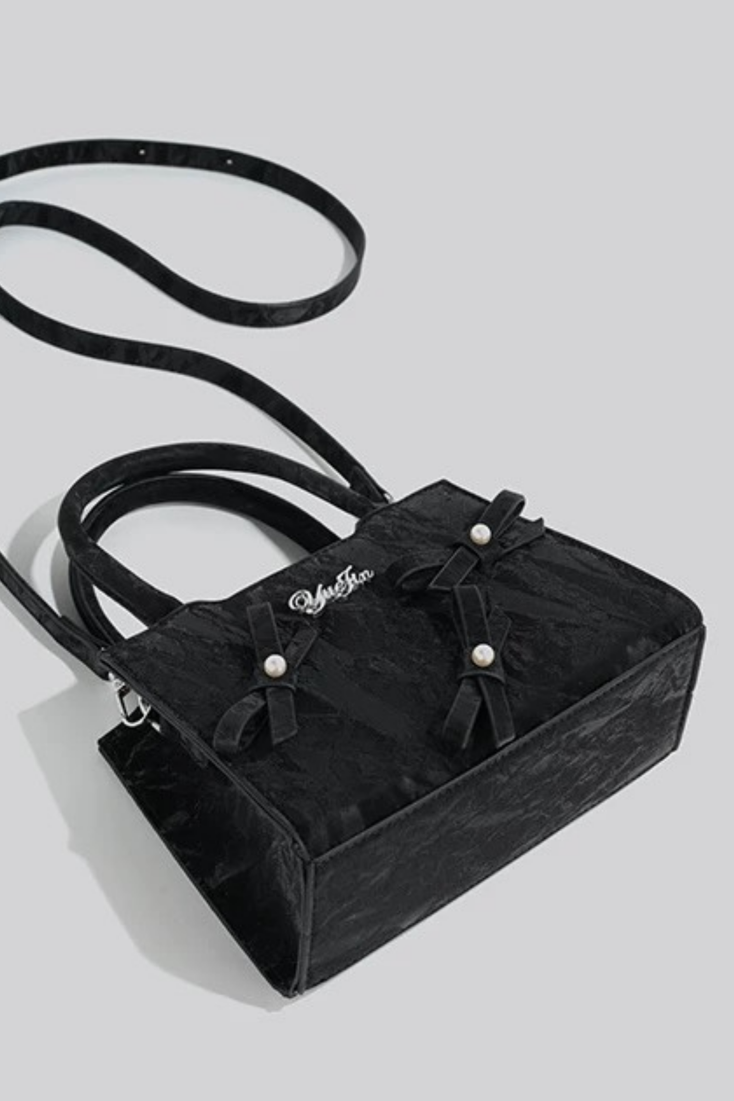 Logo Ribon Square Mini Bag