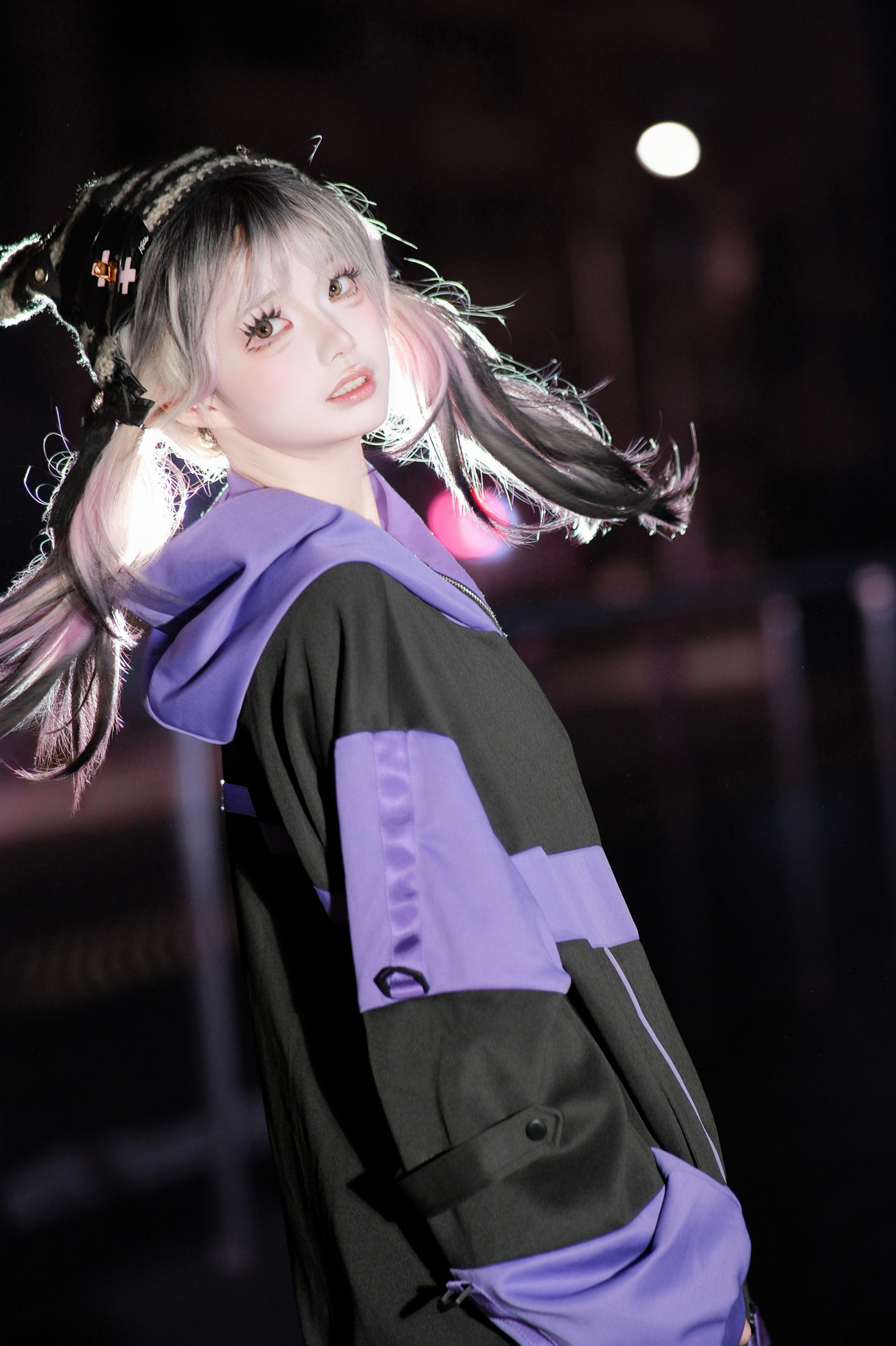 サイバーサブカルジャージジャケット+ショートパンツ+レッグカバー