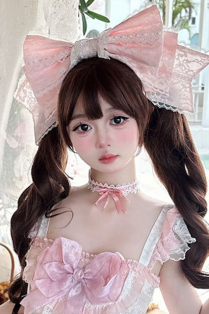 Sweet Princess Lolita Dress + Big Headband