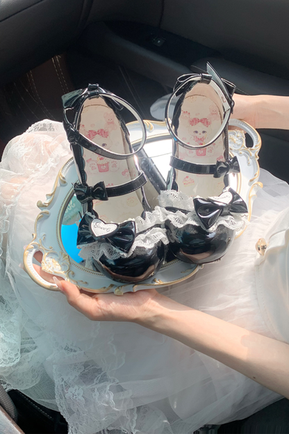 レースリボンロリータシューズ