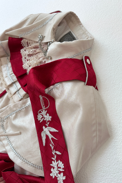 위치스 샤이닝 로리타 탑 + 스커트 + 보닛